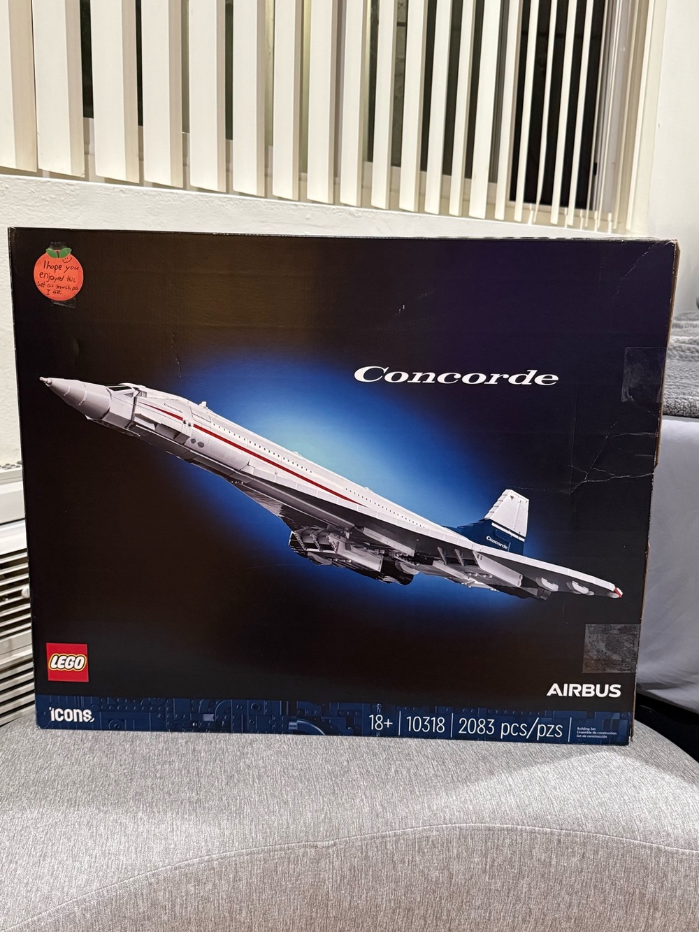LEGO Icons Concorde Airbus 10318 Complete Set 2083 pcs 18+